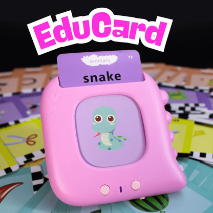 EduCard | Lector de 224 Tarjetas Educativas – Aprende Inglés Jugando